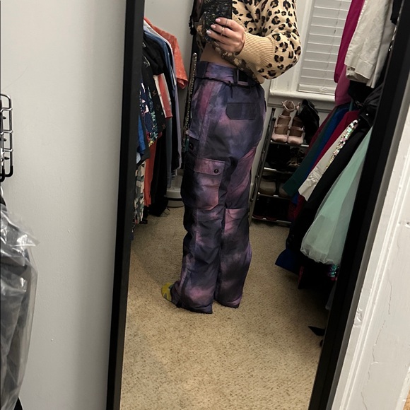 DOPE Black and Purple snowboard pants - Picture 6 of 7